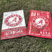 Cool Set of 2 Two-sided Alabama Crimson Tide Team Logo 28 x40 House Banner Red