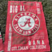 Cool Set of 2 Two-sided Alabama Crimson Tide Team Logo 28 x40 House Banner Red