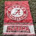 Cool Set of 2 Two-sided Alabama Crimson Tide Team Logo 28 x40 House Banner Red