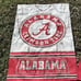 Cool Set of 2 Two-sided Alabama Crimson Tide Team Logo 28 x40 House Banner Red