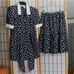 Vintage Liz Roberts Petites Bird Print Skirt Suit