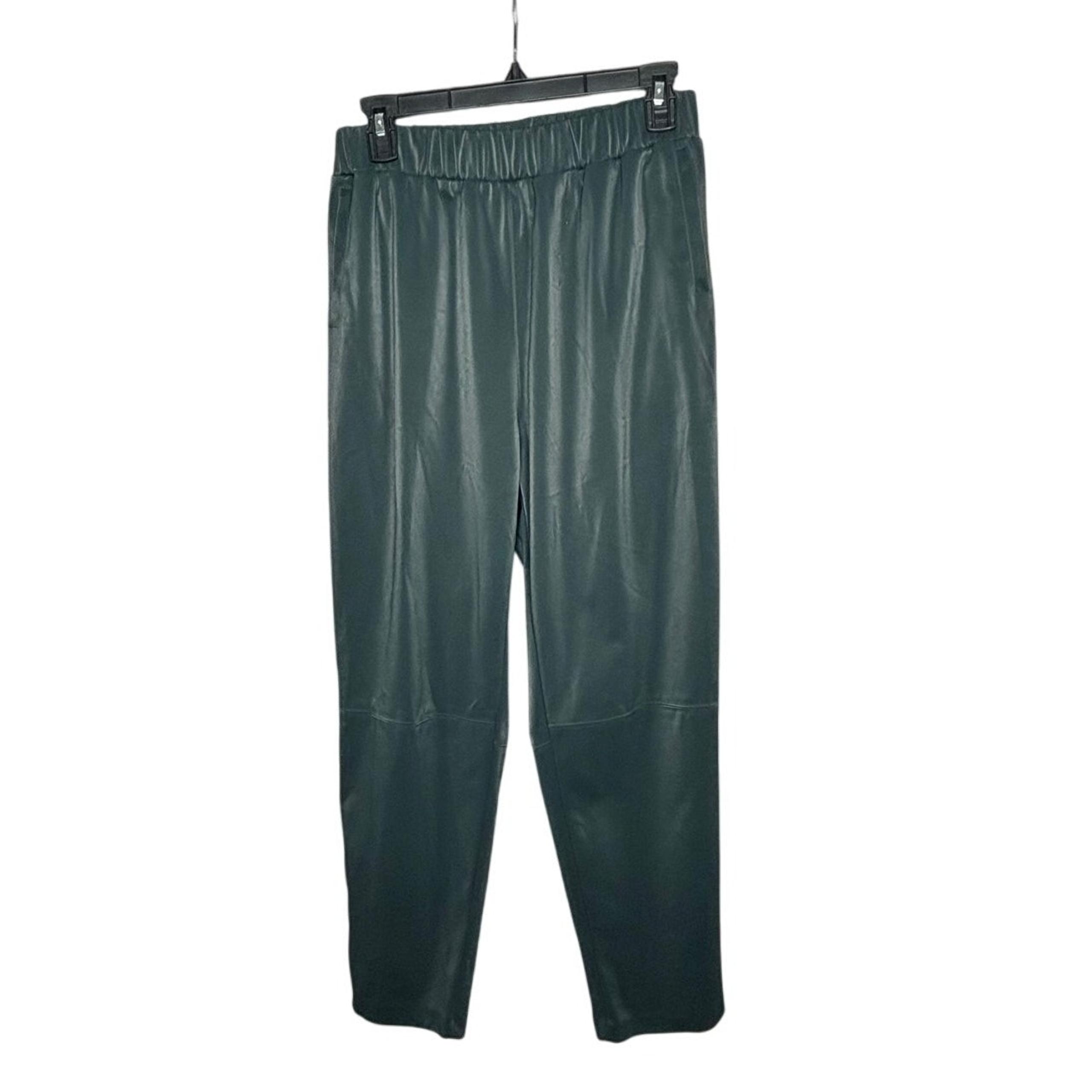Blank NYC High Rise Pull on Faux Leather Suede Look Pants Size Medium