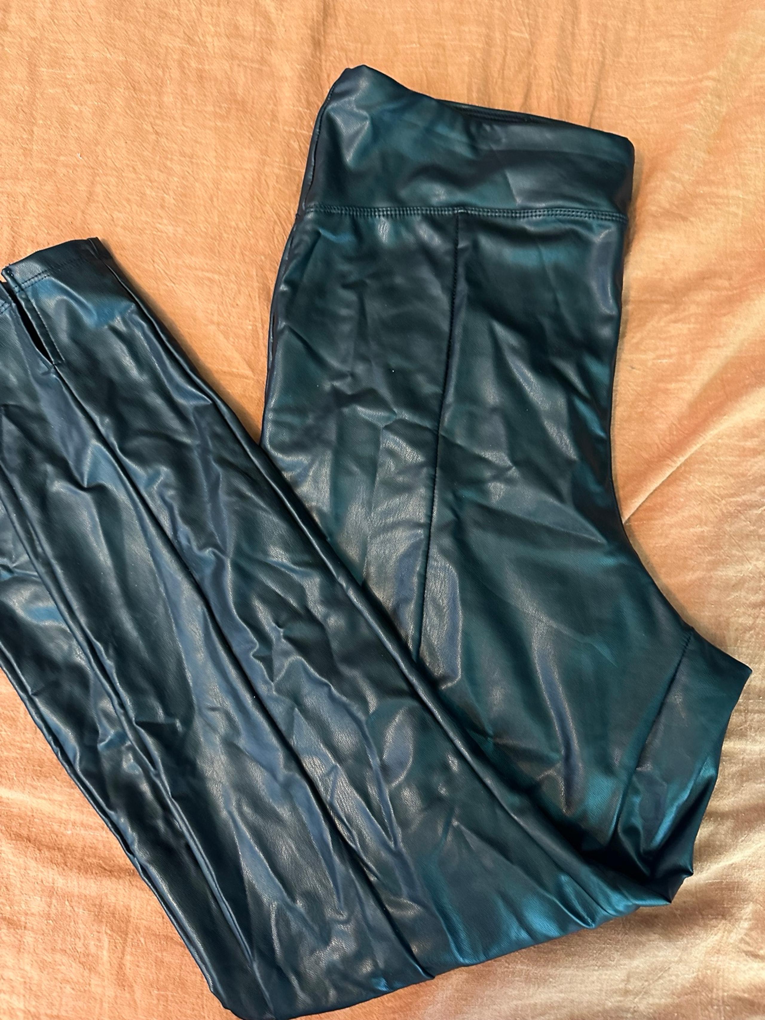 Express faux leather leggings