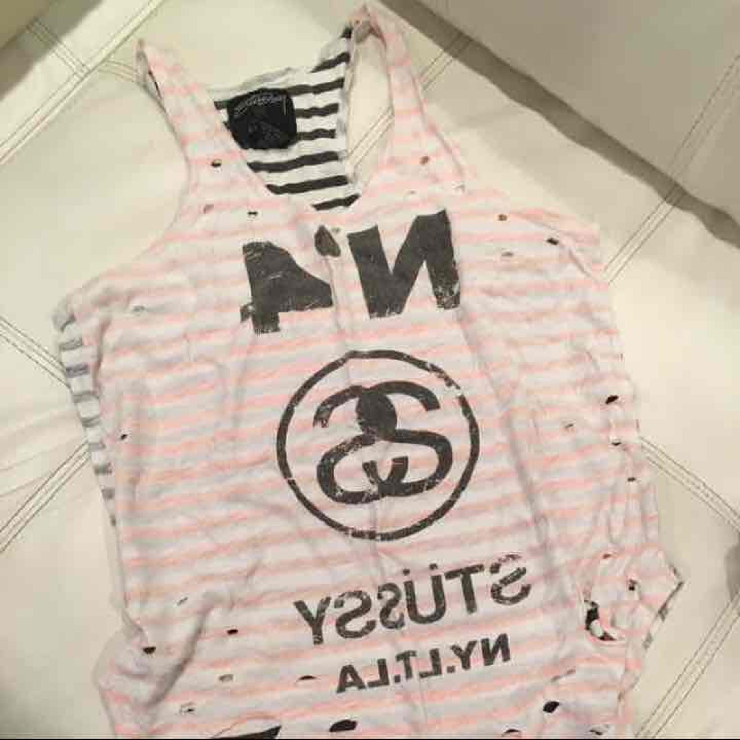 FREE SHIP STUSSY TANK XS Small