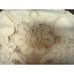 Embroidered Cut-Work Tablecloth Ecru 68 x 68 All Cotton 8 Matching Napkins New