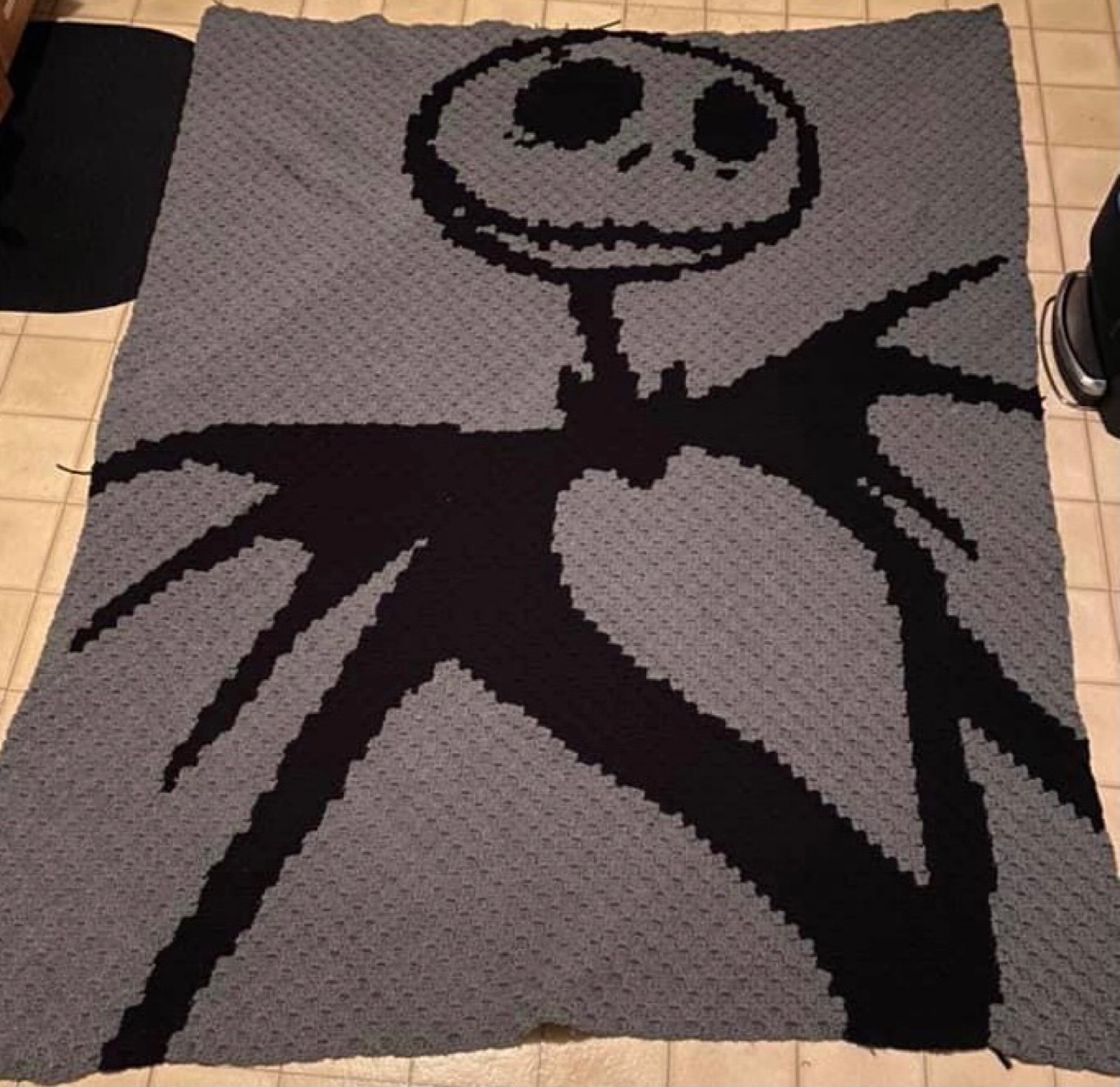 jack skellington blanket