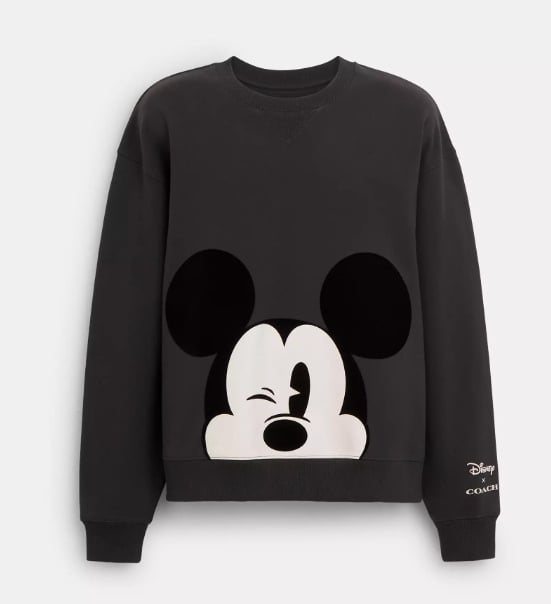 Disney X Coach Wink Mickey Mouse Crewneck Sweatshirt