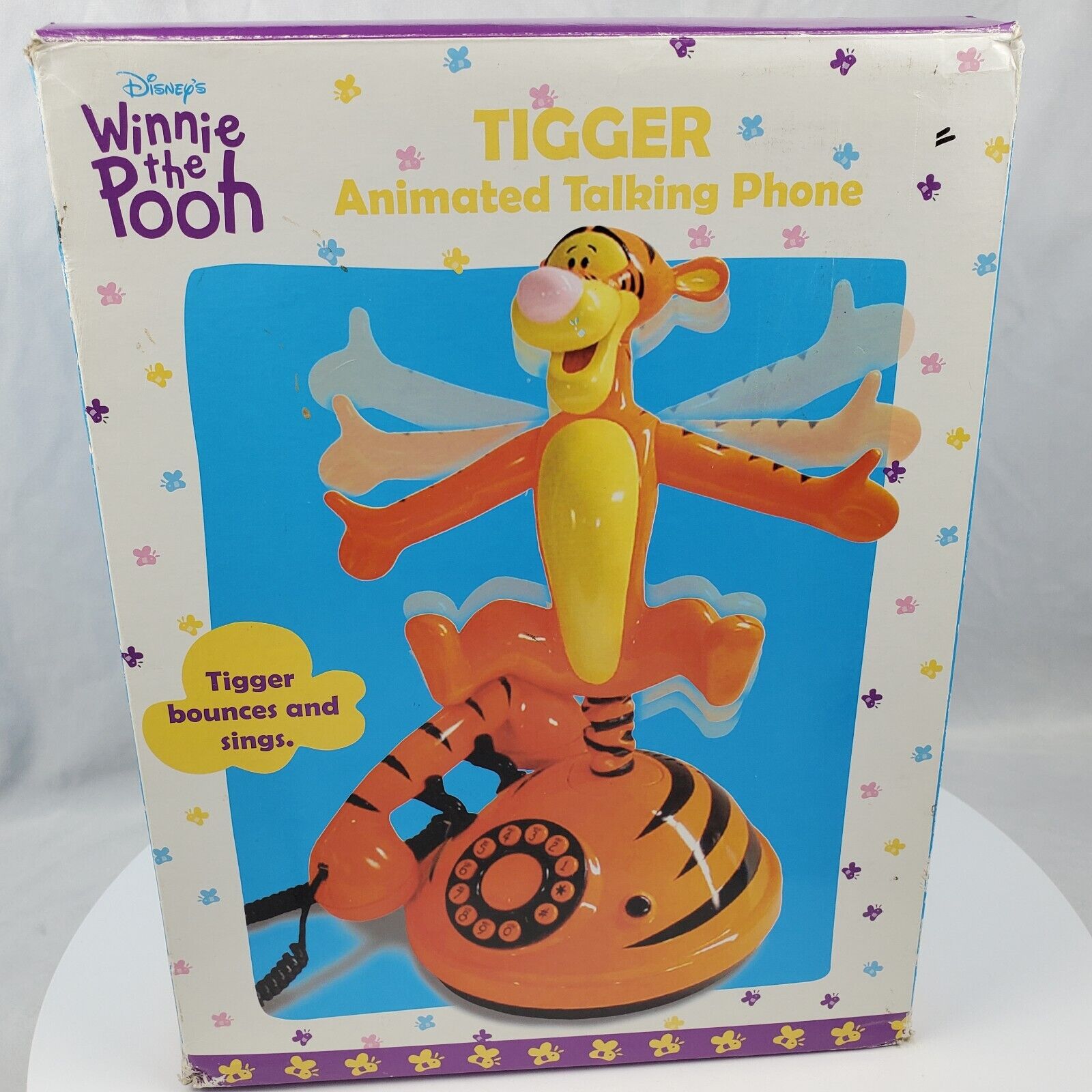 Animated Tigger Phone Bounces and Talks NIB