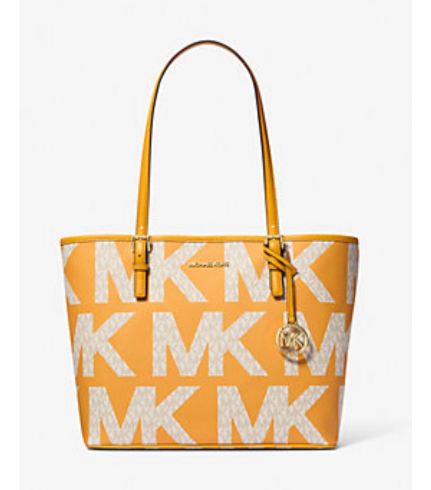 Michael Kors Jet Set Medium Graphic Logo Shoulder Bag