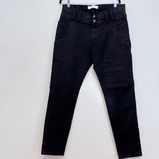 Omega Devon Agatha Blois Skinny Cut Black Denim Jeans Mens Size 34x32