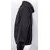 Versace Men's Black Nylon Chest Logo Hooded Bomber Jacket