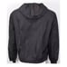 Versace Men's Black Nylon Chest Logo Hooded Bomber Jacket