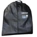 Versace Men's Black Nylon Chest Logo Hooded Bomber Jacket