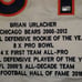 Read Description Brian Urlacher Autographed Stat Jersey with HOF Inscript. (BAS)