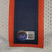 Read Description Brian Urlacher Autographed Stat Jersey with HOF Inscript. (BAS)