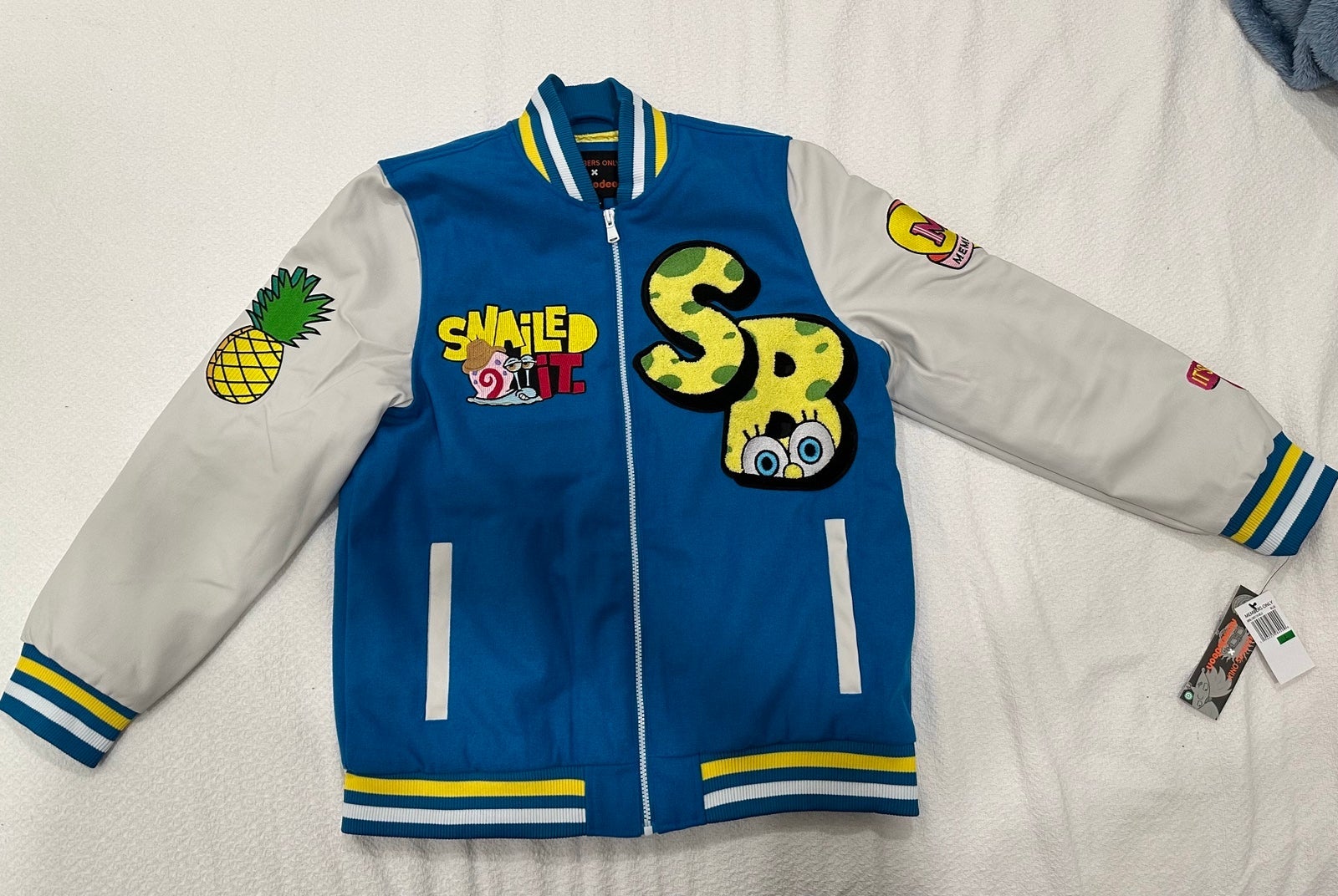 members only spongebob windbreaker