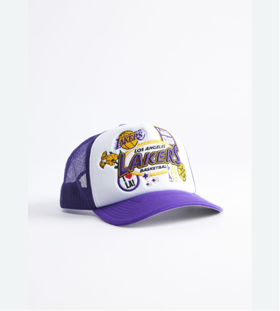 Mitchell & Ness NBA Los Angeles Lakers Patch Trucker Hat