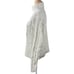VTG Tommy Hilfiger Cable Knit Sweater Women's Turtleneck Cream Cotton Size XL