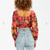 Billabong Women’s Sun Daze Floral Print Crop Top Size S
