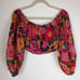 Billabong Women’s Sun Daze Floral Print Crop Top Size S