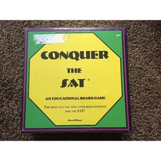 Conquer the SAT Educational Board Game OLD STOCK Prep High School