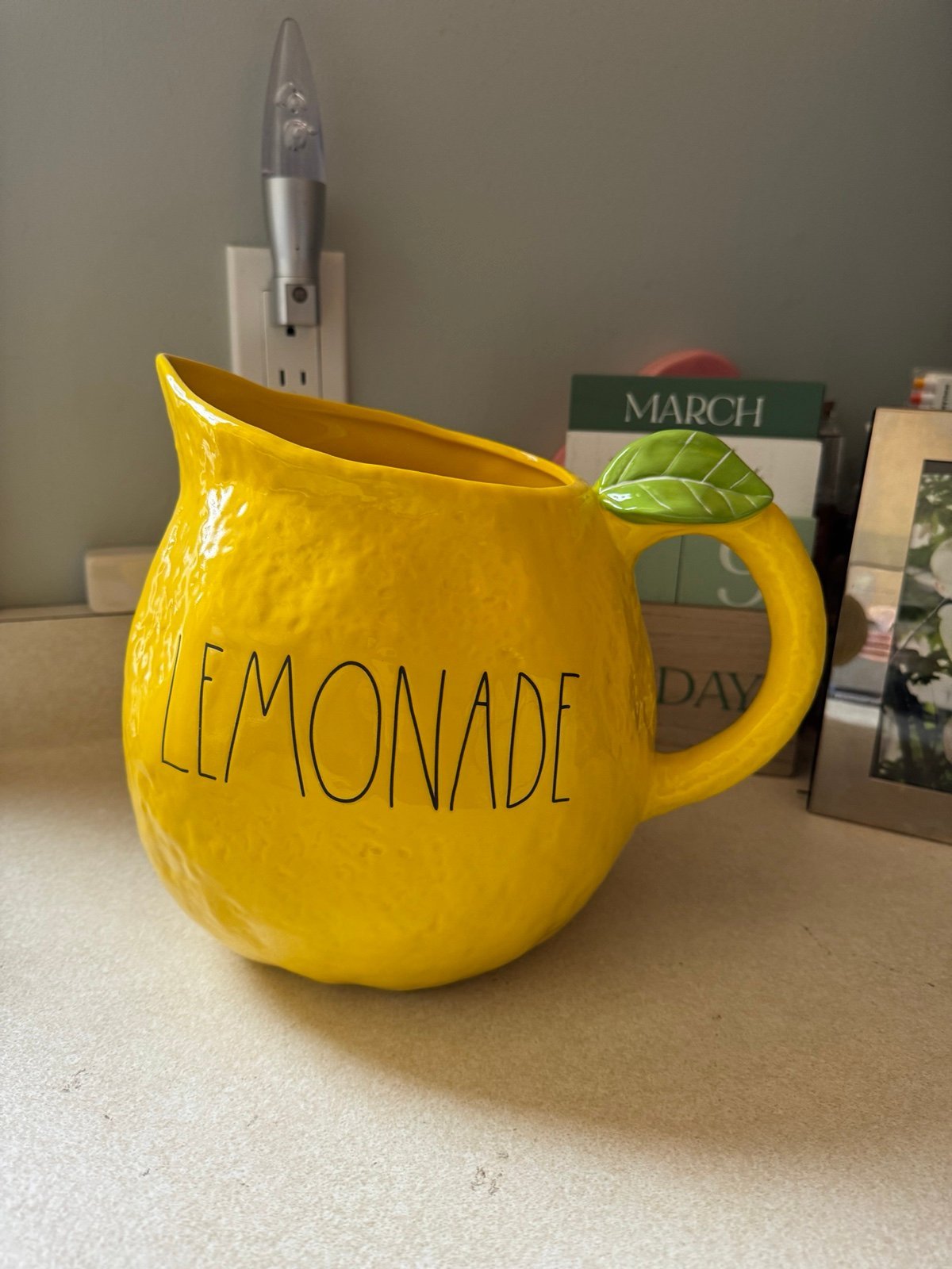Rae Dunn lemonade pitcher