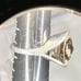 Vtg, Large 15mm Round Genuine Smokey Spinel Ring, Size 7 3/4