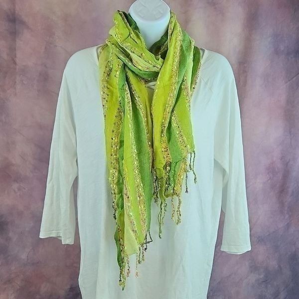 Lime Green Lightweight Scarf/Wrap