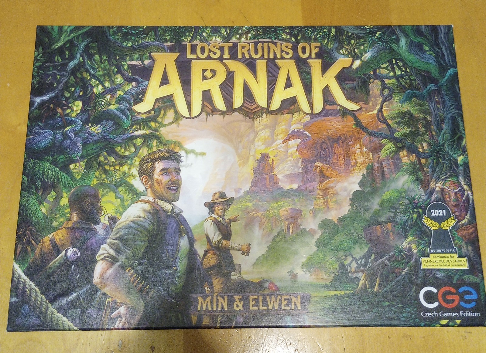Lost Ruins of Arnak Board Game Min And Elwen Czech games edition