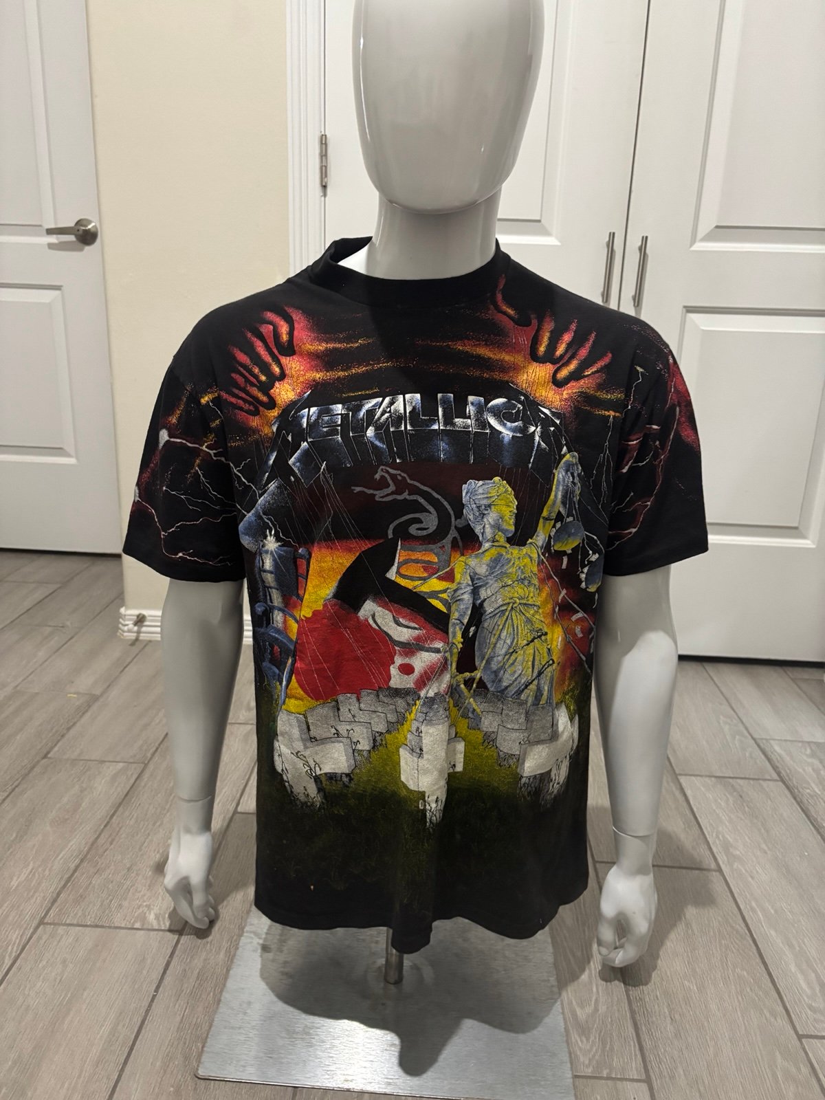 Vintage ‘91 Metallica Wild Oats Master Of Puppets AOP Shirt