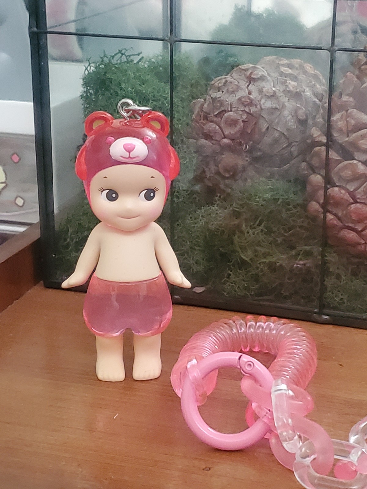 Peach Bear Keychain Sonny Angel
