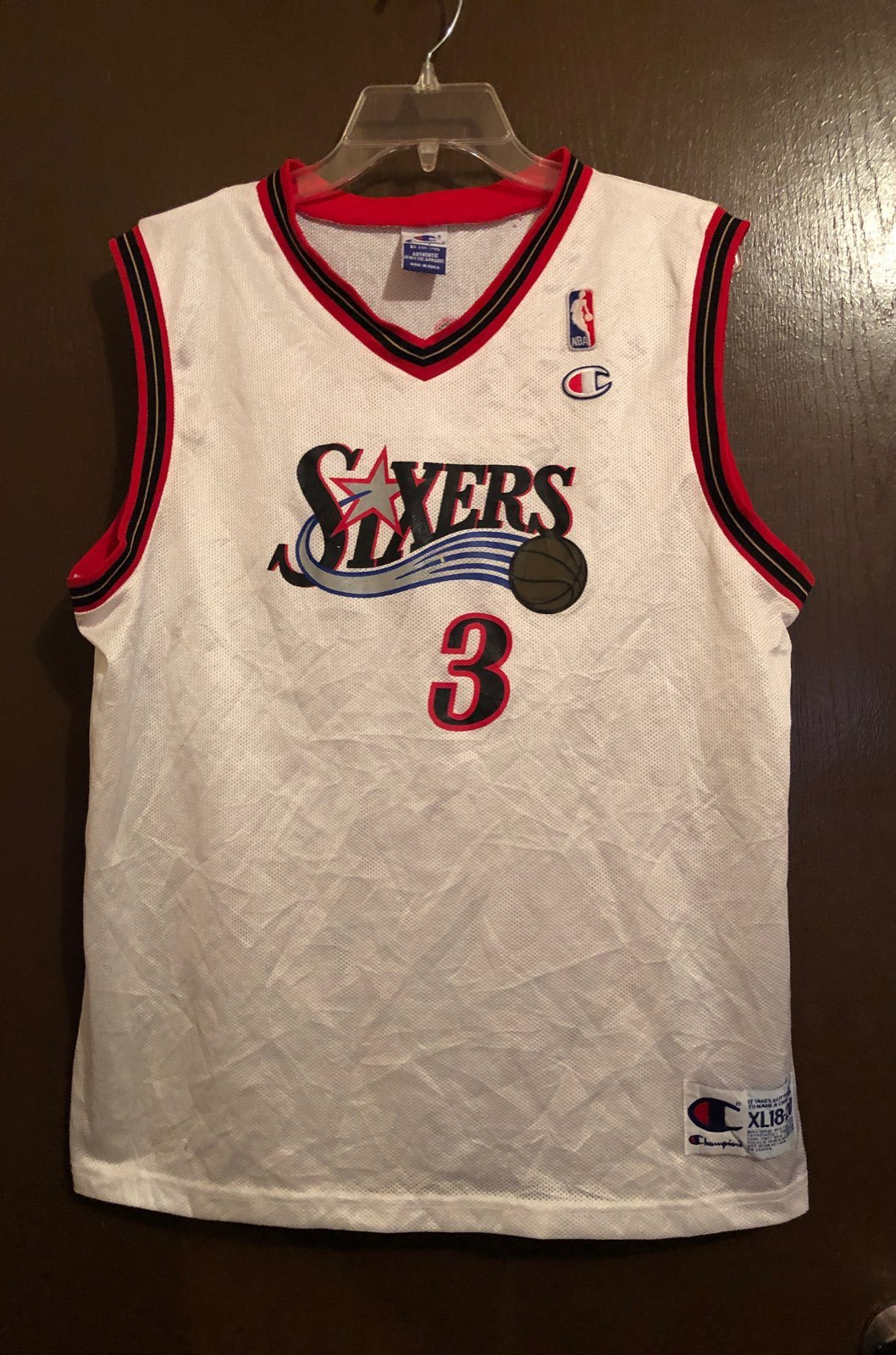 NBAChampionYouth18-20Sixers#3IversonJers