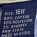 Vintage Y2k Mini Jean Skort Camo Printed Cargo Pockets Denim Cotton Womens 16