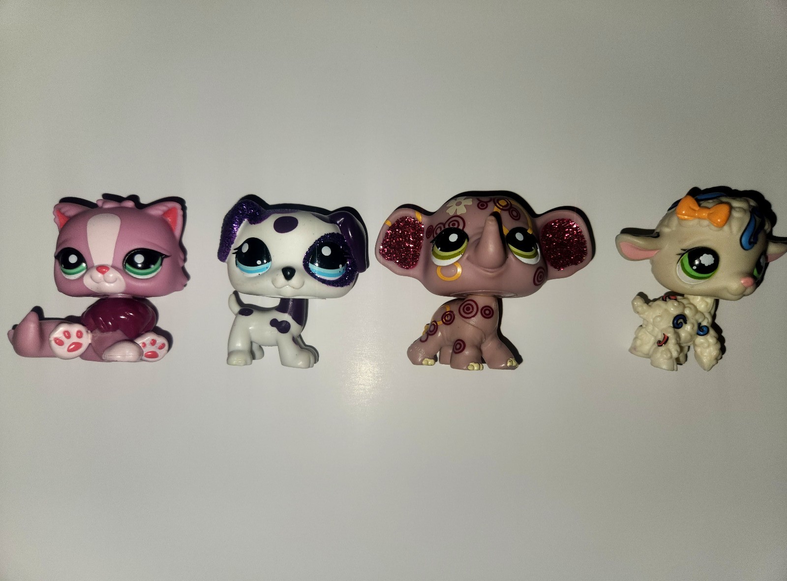 Vintage Authentic Littlest Pet Shop LPS Lot of 4