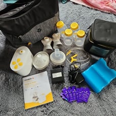 Medela breast pump and accessories