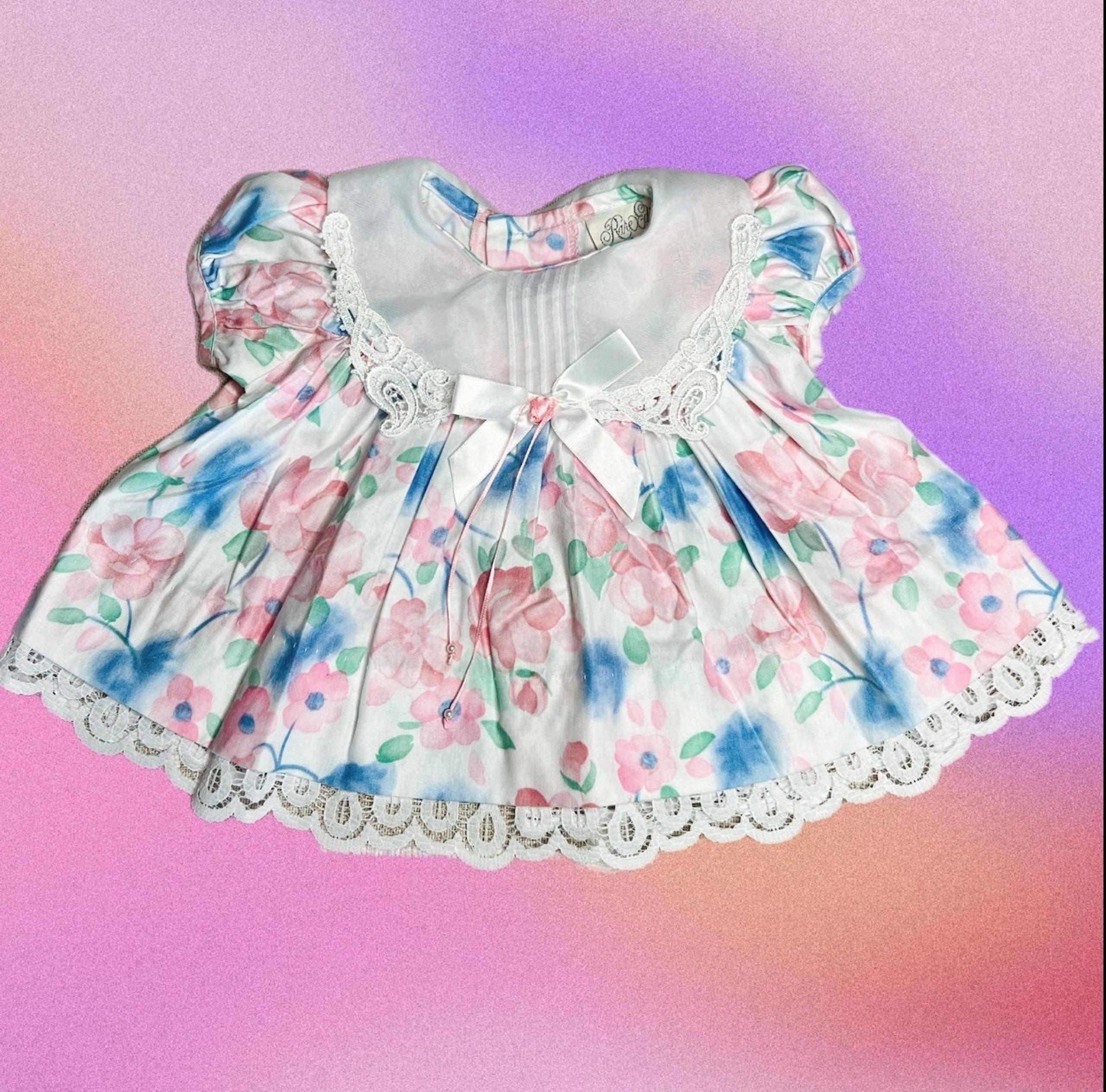 Vintage Rare Editions Pastel Floral Dress