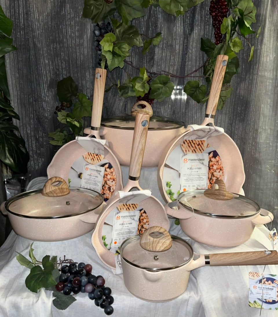 MasterClass Pink Speckled Cookware
