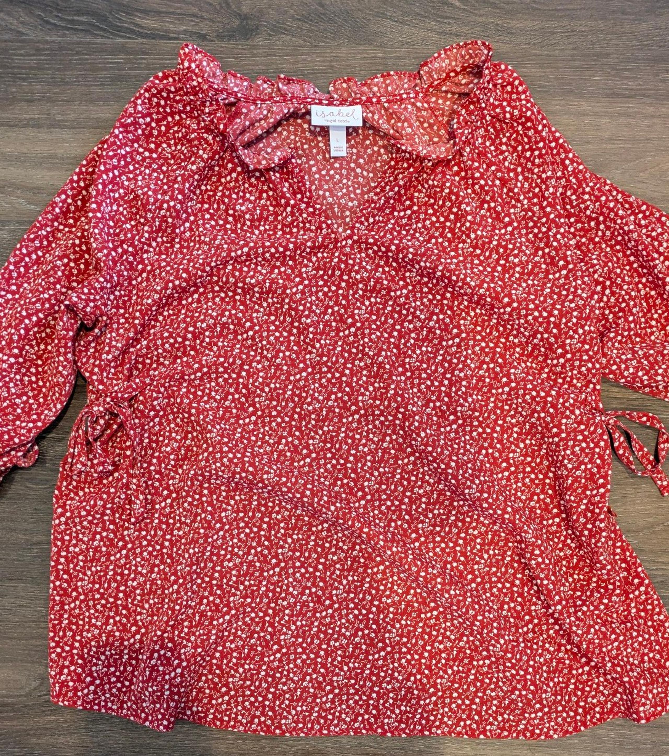Ingrid & Isabel Maternity Blouse- Size Large