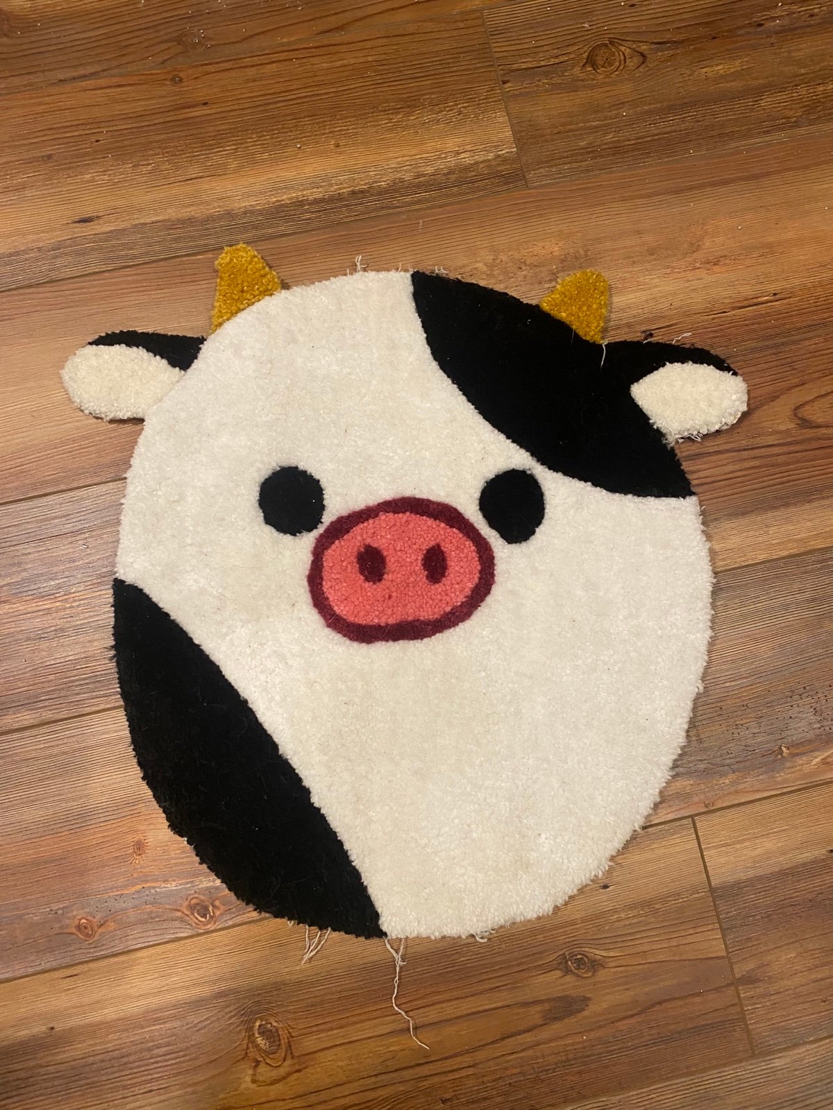 Handmade Pig Rug