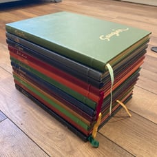 Collection of 12 Volumes, Easton Press Leather Bound Collectors Art Books.