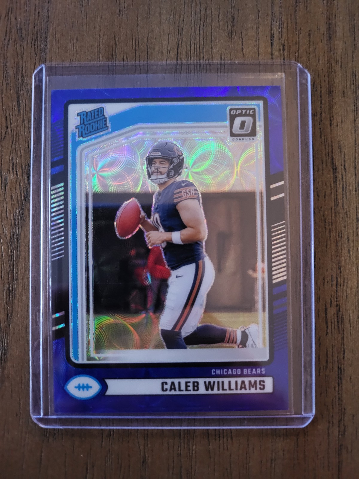 2024 Panini Donruss Optic #327 Blue Scope Caleb Williams