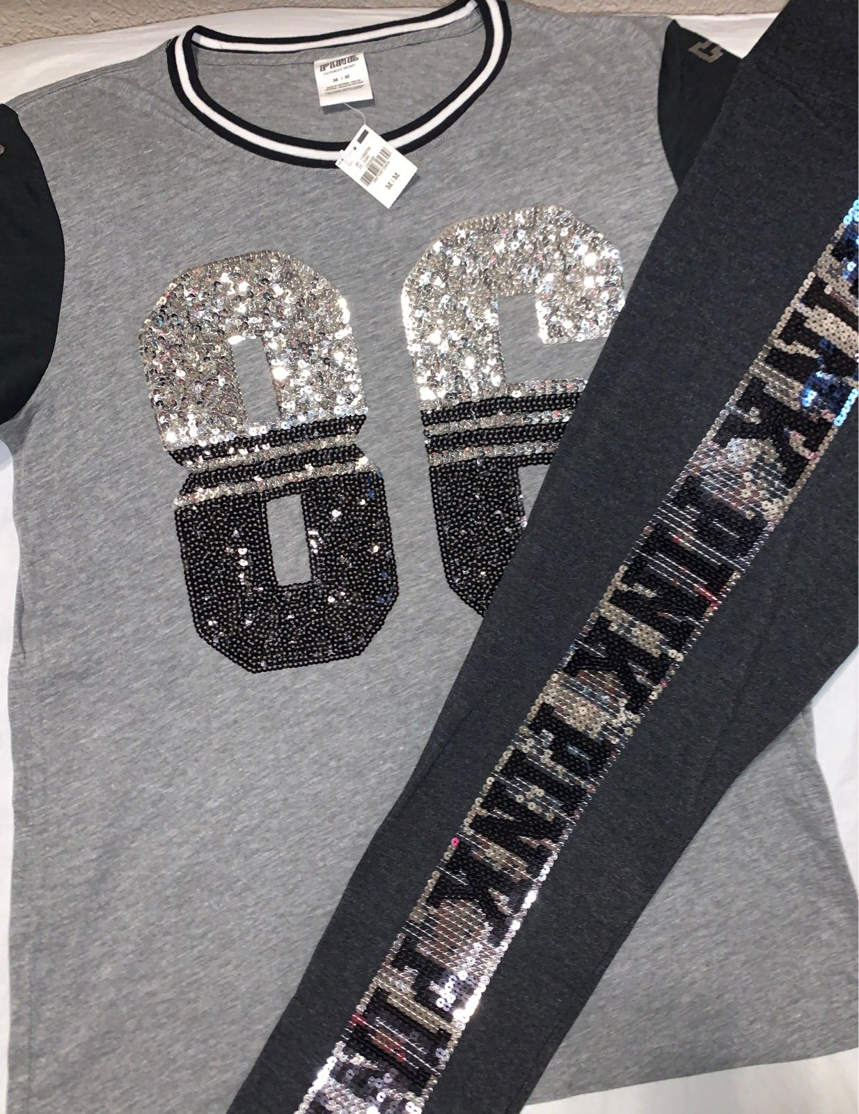 PINK M bling outfit