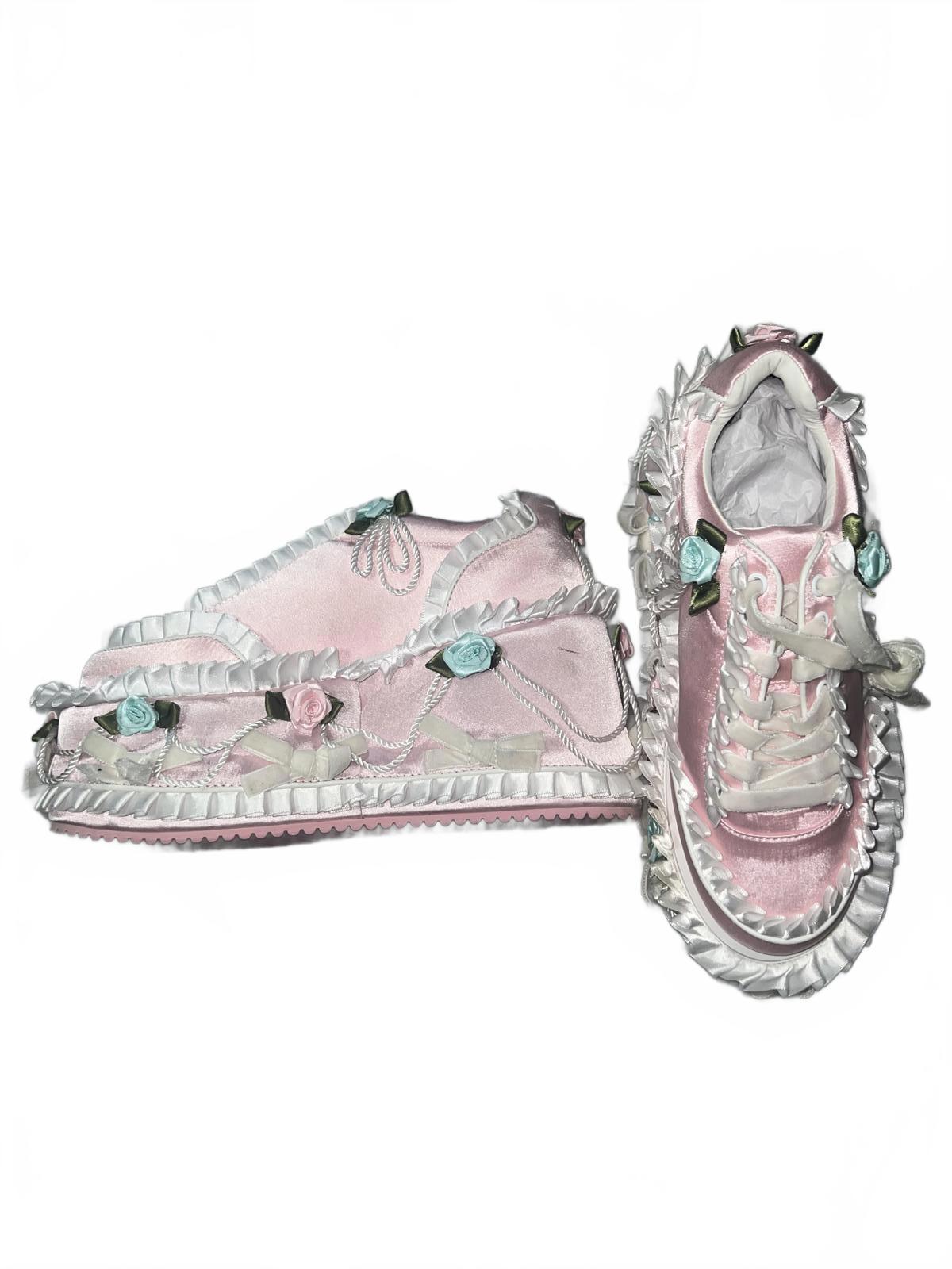 Just Dessert Platform Sneakers Cake Shoes