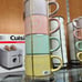 Valentine Conversation Hearts Stacked mugs