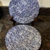 Royal Wessex Victorian Calico Blue 10” DINNER PLATES Scalloped Set of 4 ENGLAND