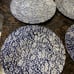 Royal Wessex Victorian Calico Blue 10” DINNER PLATES Scalloped Set of 4 ENGLAND