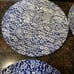 Royal Wessex Victorian Calico Blue 10” DINNER PLATES Scalloped Set of 4 ENGLAND