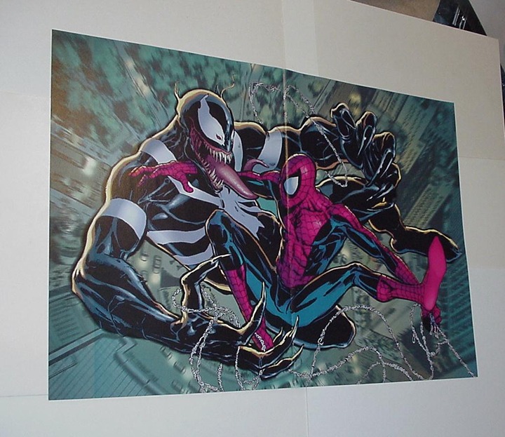 Spider-Man vs Venom Poster # 5 Phil Jimenez Mac Gargan Dark Avengers MCU Movie