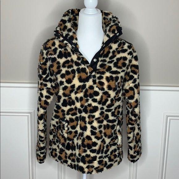 NWT J. Crew Snap-Collar Sherpa Pullover