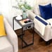 Nightstands Set of 2 with Charging Station, 2 Tier Bedside Table with USB Ports